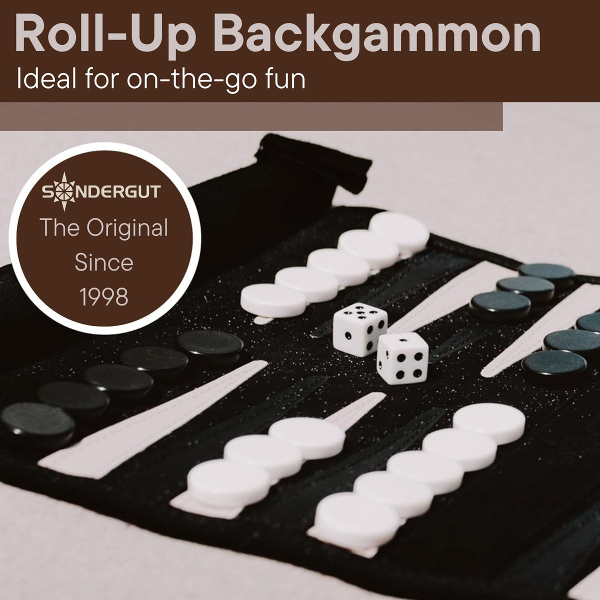 Sondergut Roll-Up Travel Backgammon Game – Sondergut USA