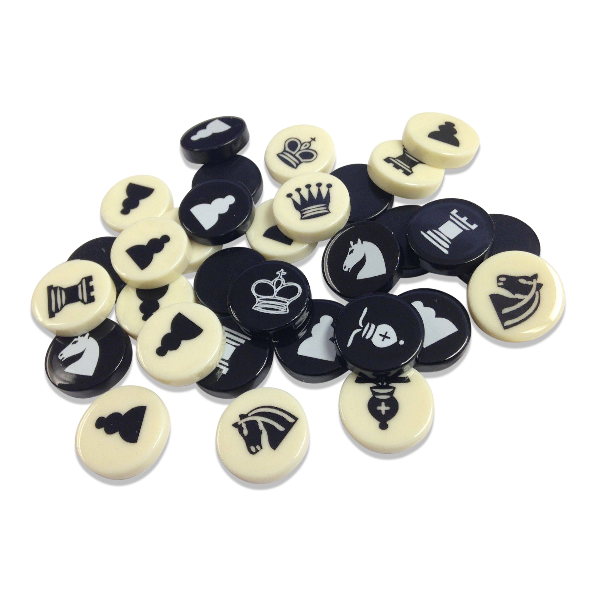 White Rook Chess Piece Button | Wacky Buttons